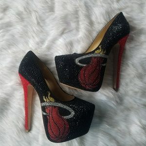 🔥🏀Miami Heat Heels🏀🔥